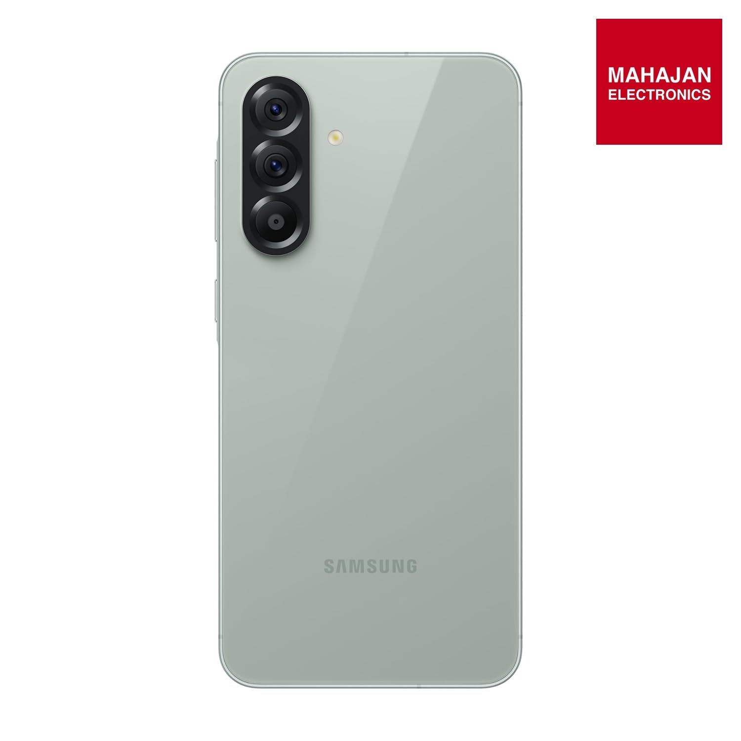 Samsung Galaxy A56 Awesome Olive secondary image with Mahajan Electronics logo