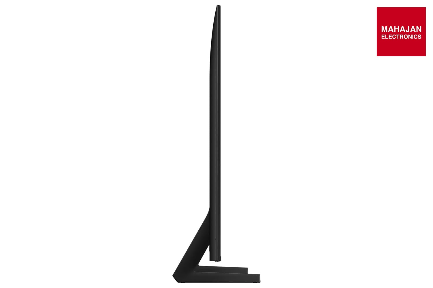 Samsung QA55Q8FAA television secondary image with Mahajan Electronics logo