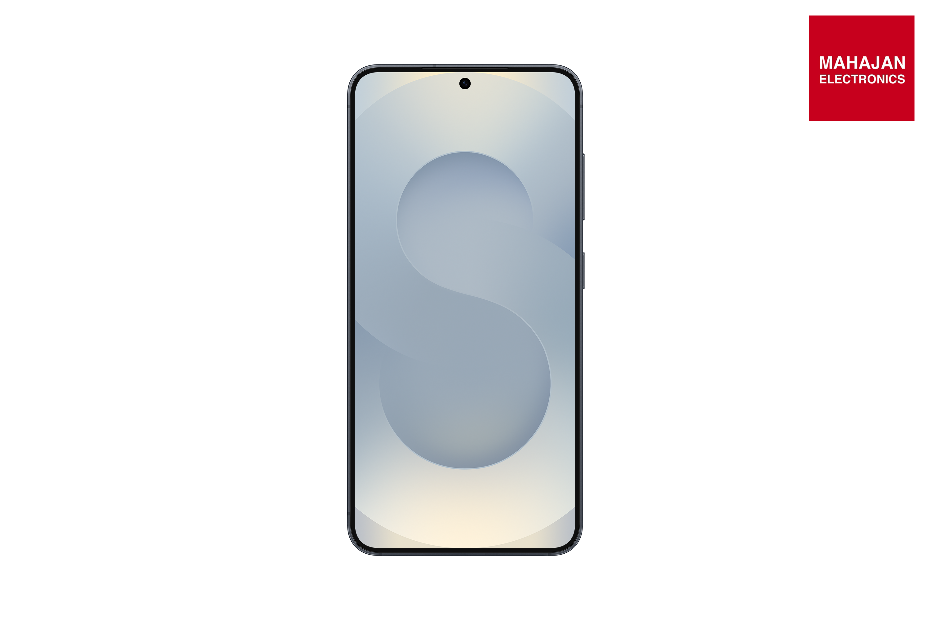 Samsung Galaxy S25 Blueblack secondary image with Mahajan Electronics logo