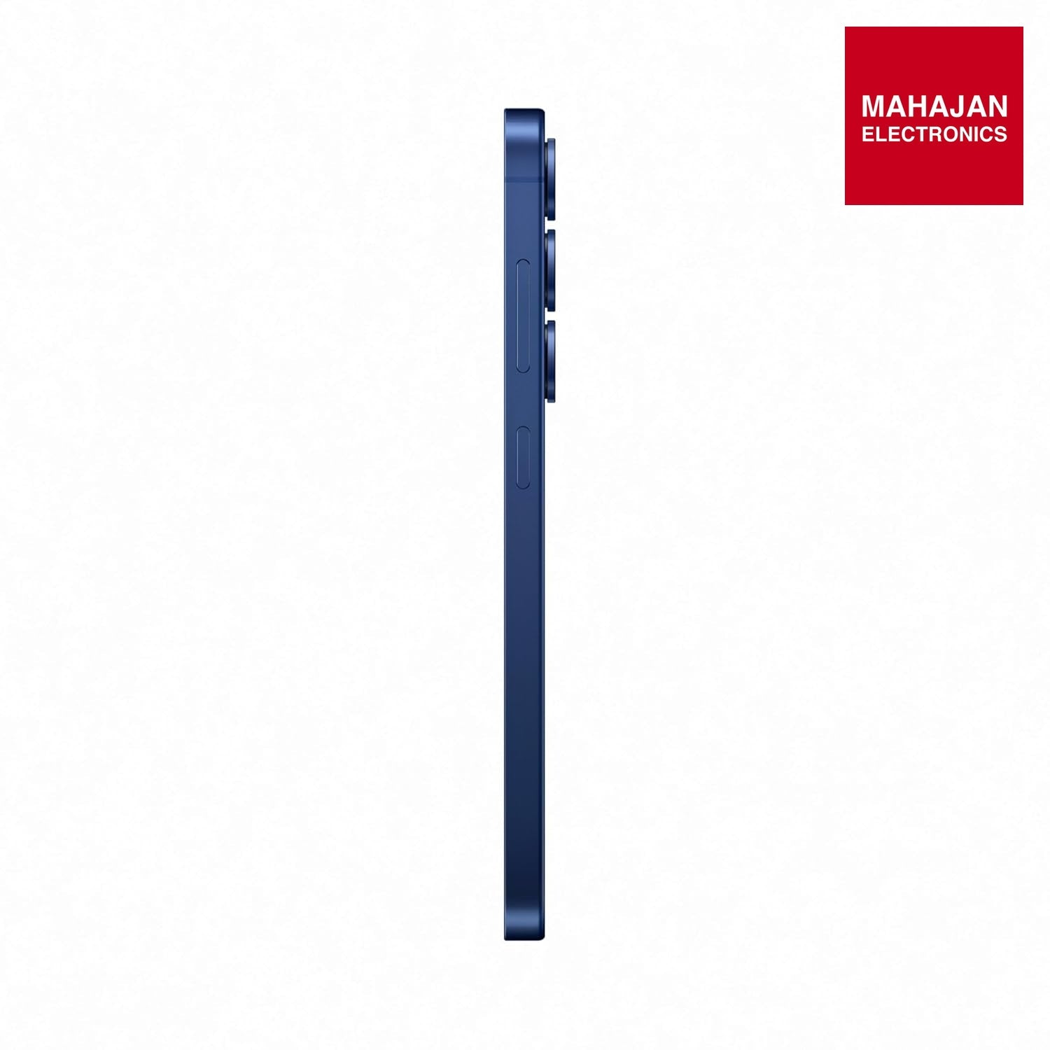 Samsung Galaxy S25 Navy secondary image with Mahajan Electronics logo