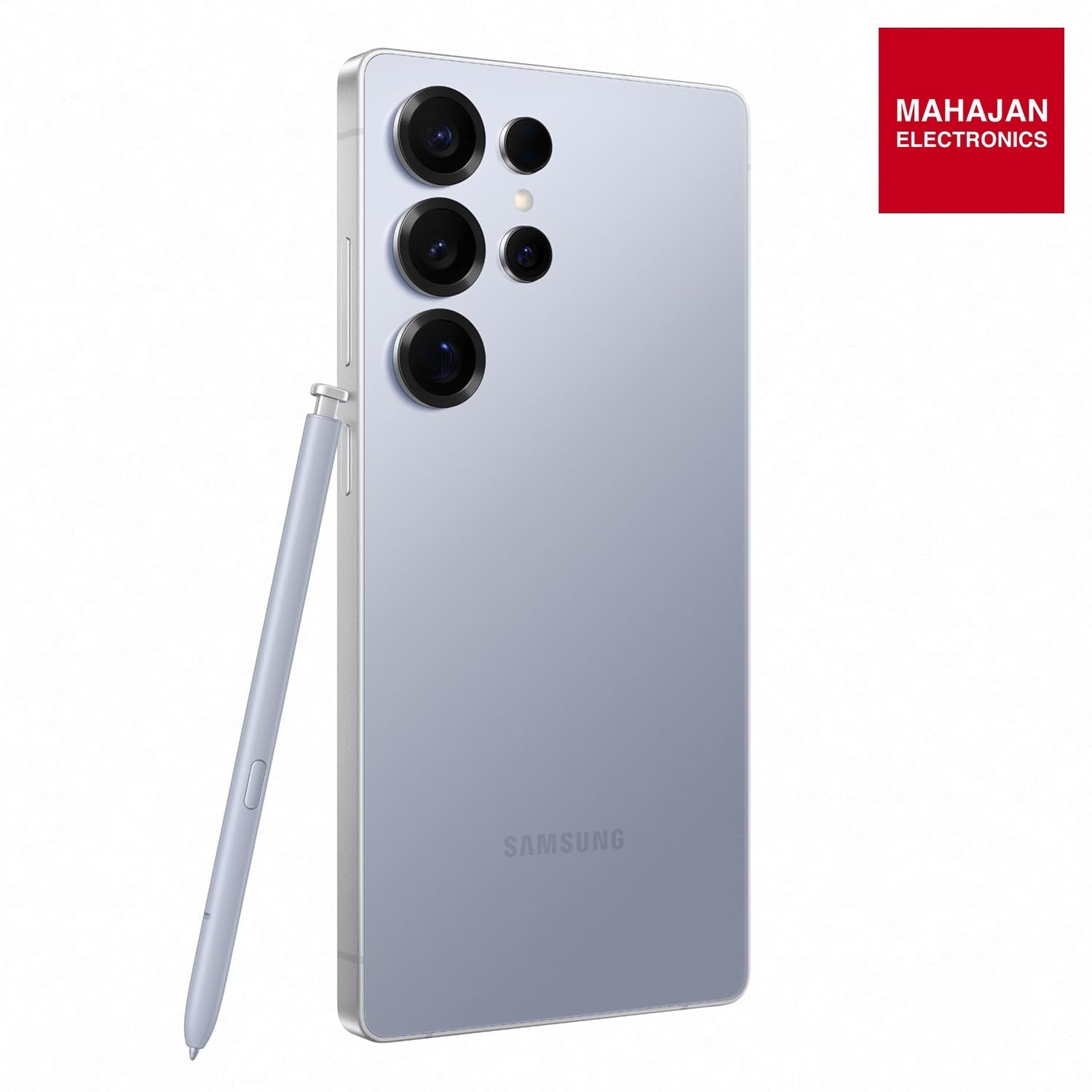 Samsung Galaxy S25 Ultra Titanium Silverblue secondary image with Mahajan Electronics logo