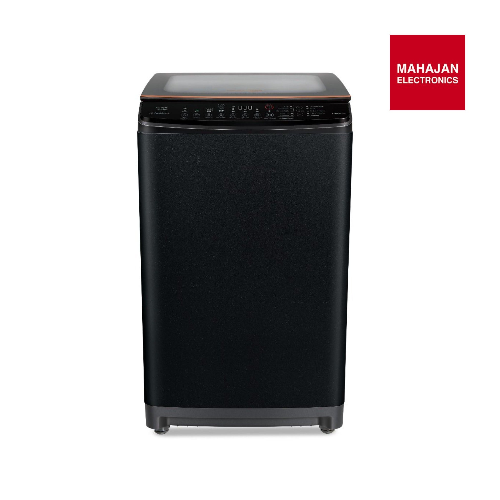 Voltas Beko WTL8512VAA/BPGJHD 8.5 Kg Fully Automatic Top Load Washing Machine | 5 Star | In-Built Heater | Black Voltas Beko