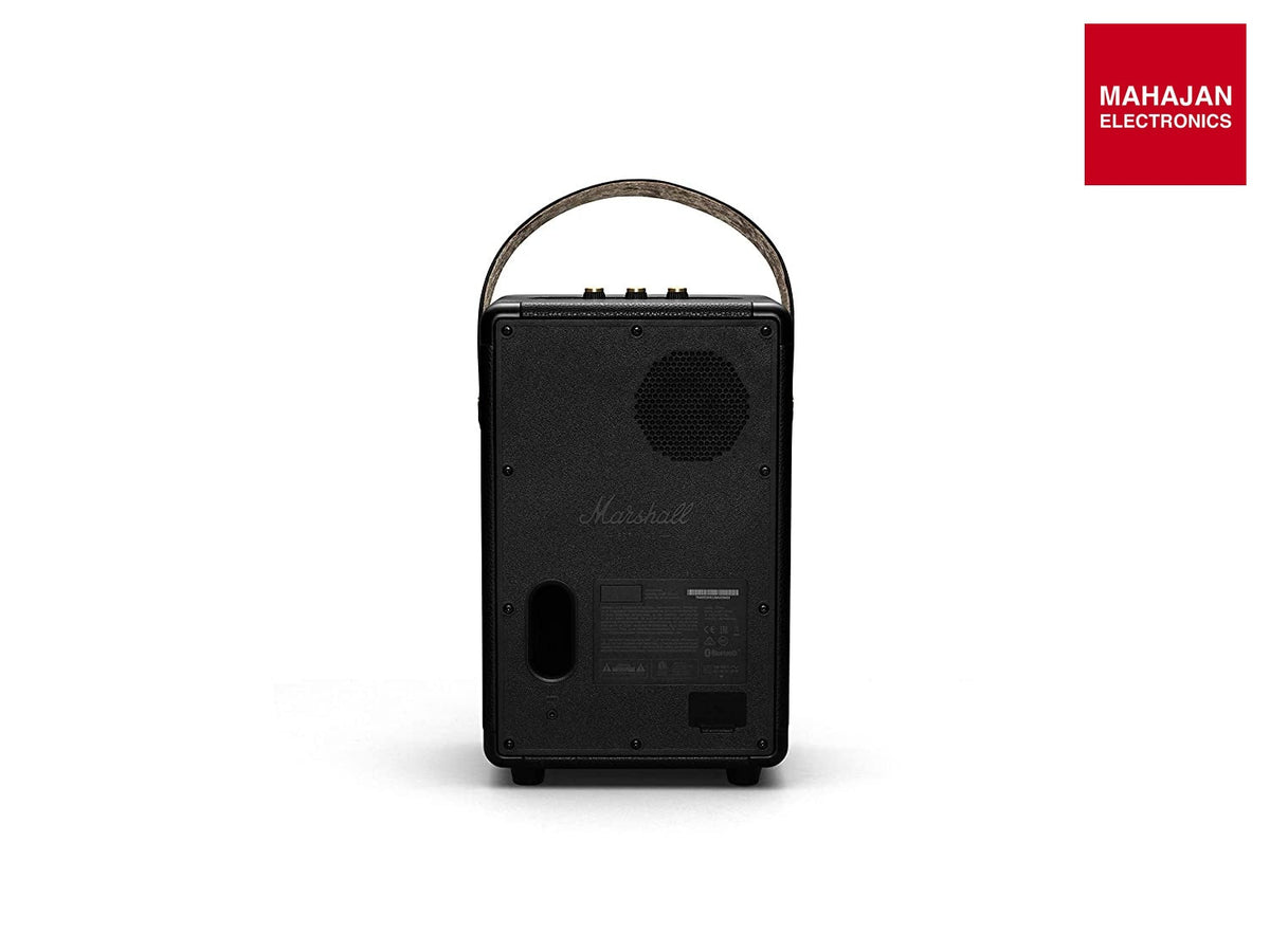 Marshall Tufton 80 Watt Wireless Bluetooth Portable Speaker (Black & Brass) - Mahajan Electronics Online