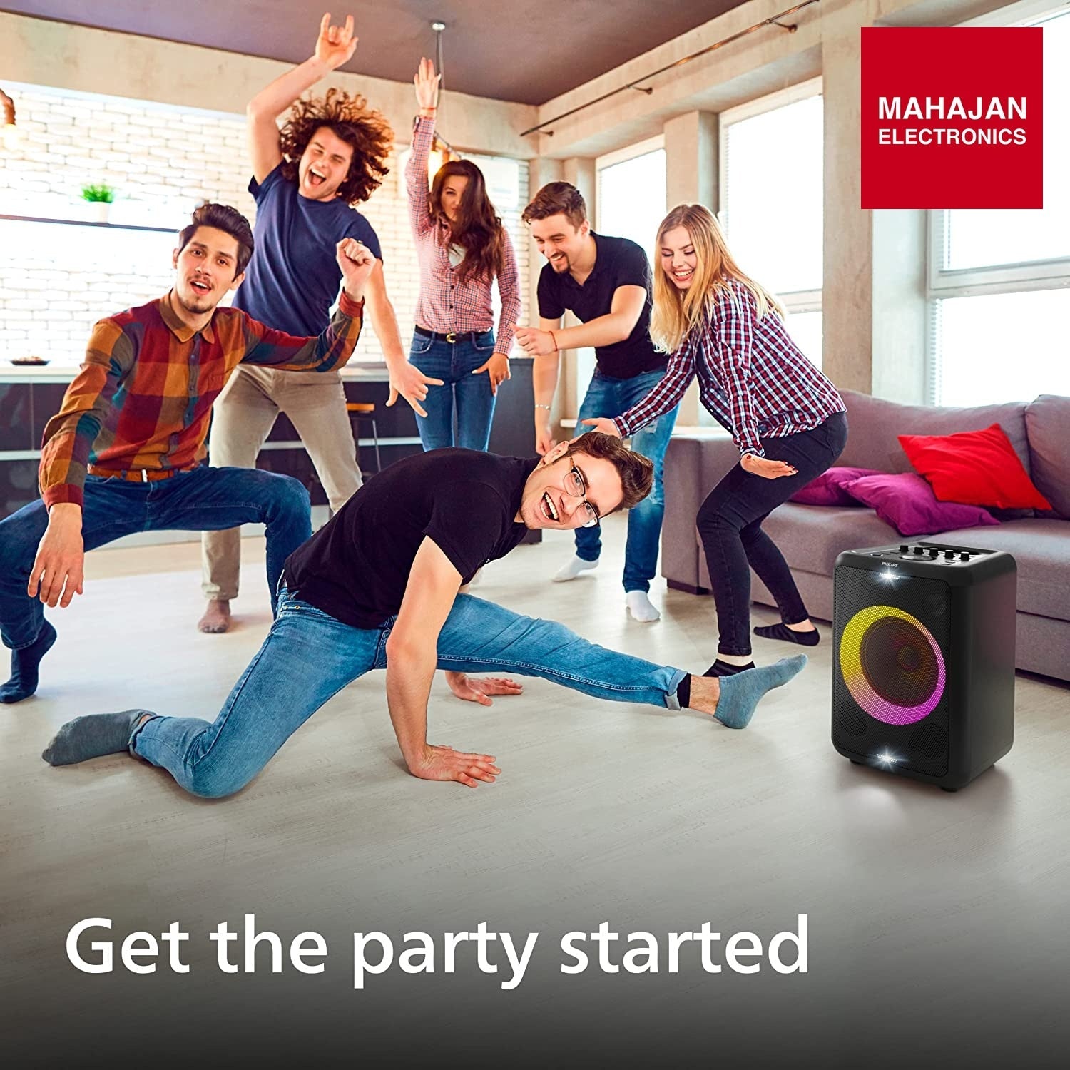 Philips Audio TAX3206 60 W Bluetooth Party Speaker with 14 Hours Play TIME - Mahajan Electronics Online