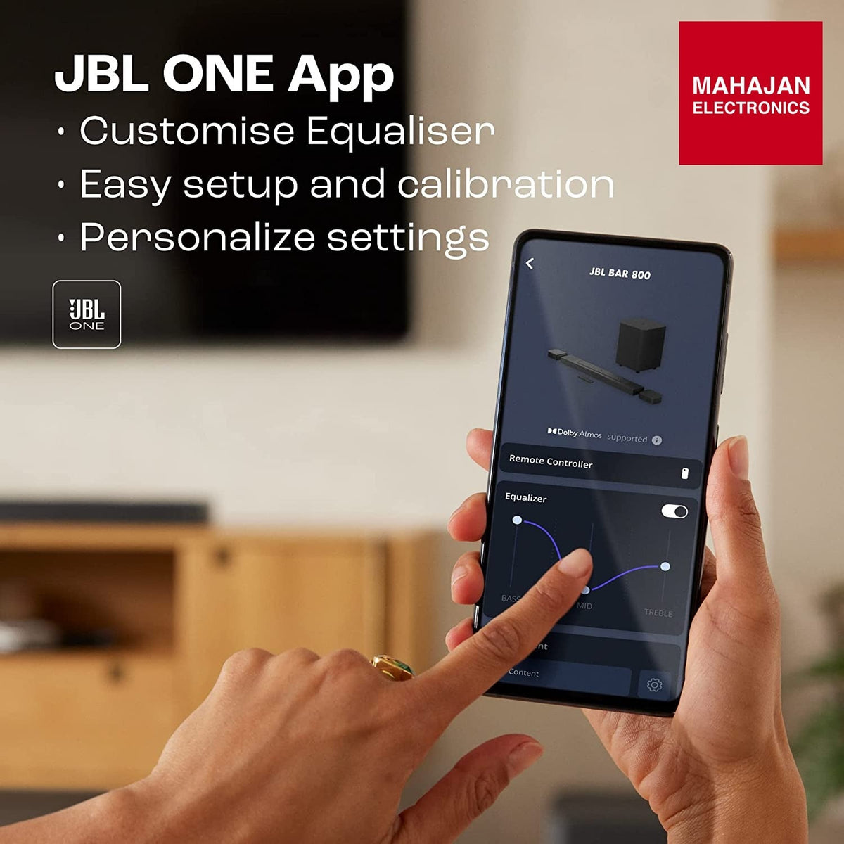 JBL Bar 800 Pro, 7.1 (5.1.2) Channel Truly Wireless Soundbar with True Dolby Atmos - Mahajan Electronics Online