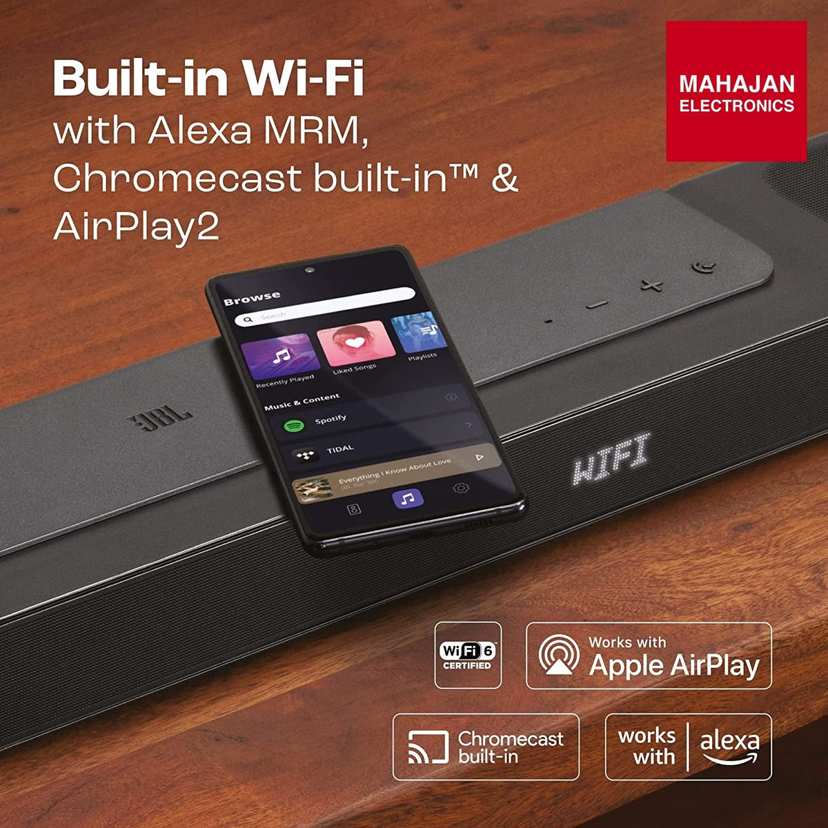 JBL Bar 800 Pro, 7.1 (5.1.2) Channel Truly Wireless Soundbar with True Dolby Atmos - Mahajan Electronics Online