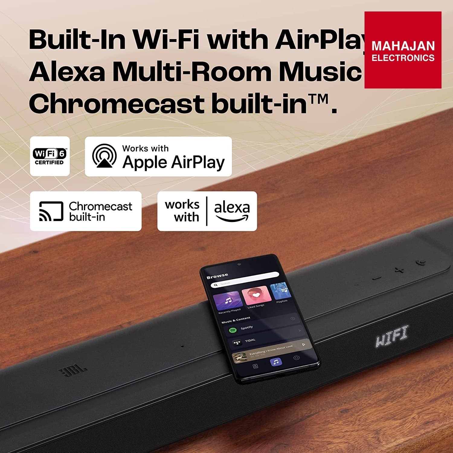 JBL Bar 500 Pro Dolby Atmos® Soundbar with Wireless Subwoofer, 5.1 Channel, 3D Surround,(590W) - Mahajan Electronics Online