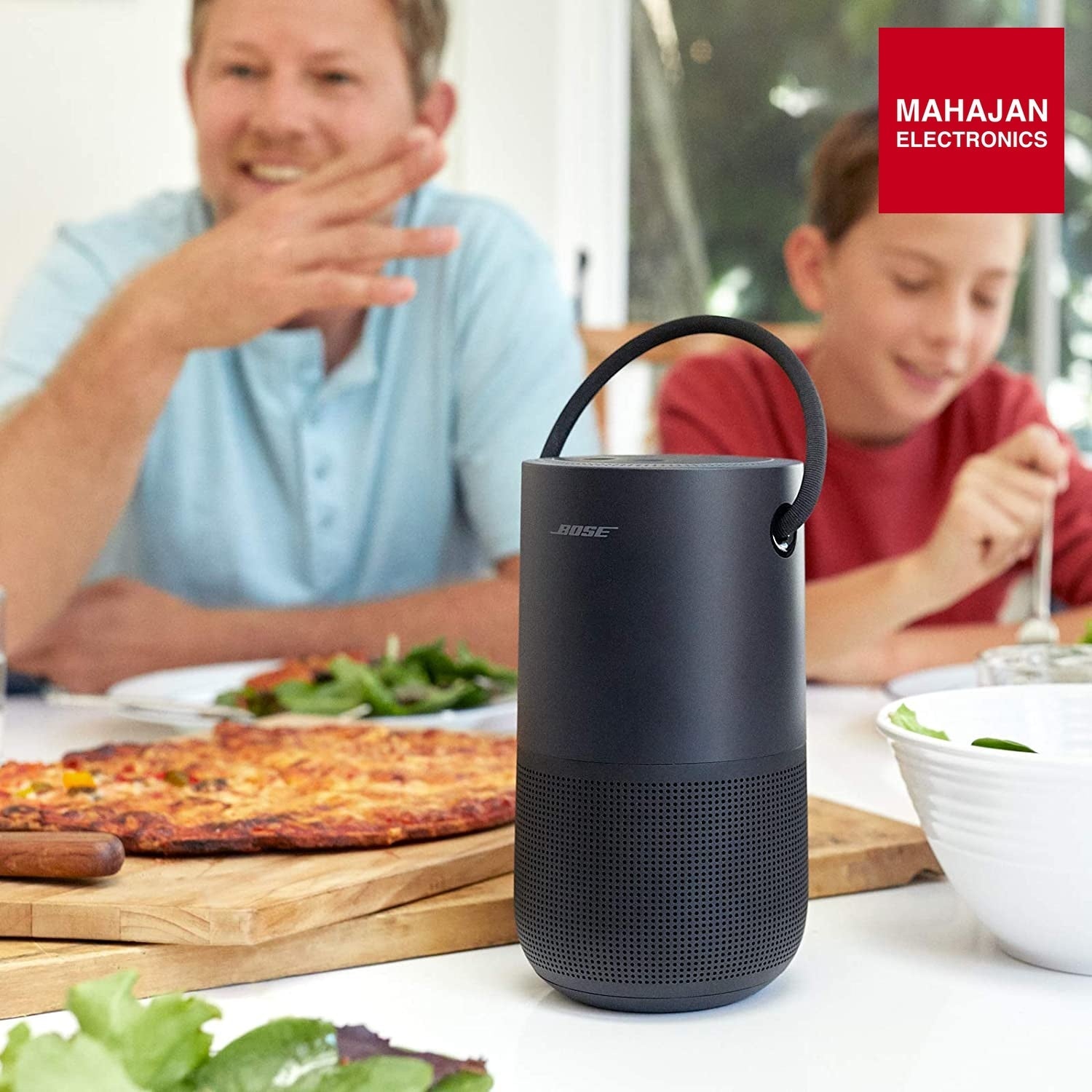 Bose PHS Portable Smart Wireless Bluetooth Speaker,Wi-Fi Connectivity, 360° Sound, (Black) 829393-5100 - Mahajan Electronics Online