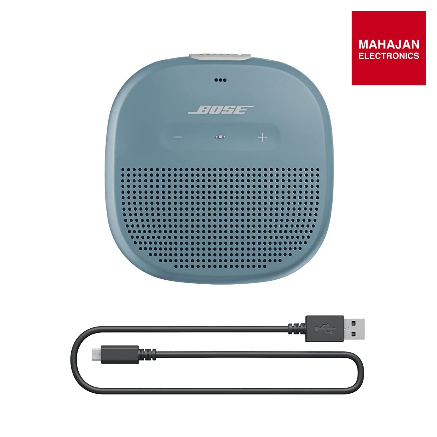 Bose SoundLink Micro, Portable Outdoor Speaker, (Wireless Bluetooth Connectivity)Stone Blue 783342-0300 - Mahajan Electronics Online