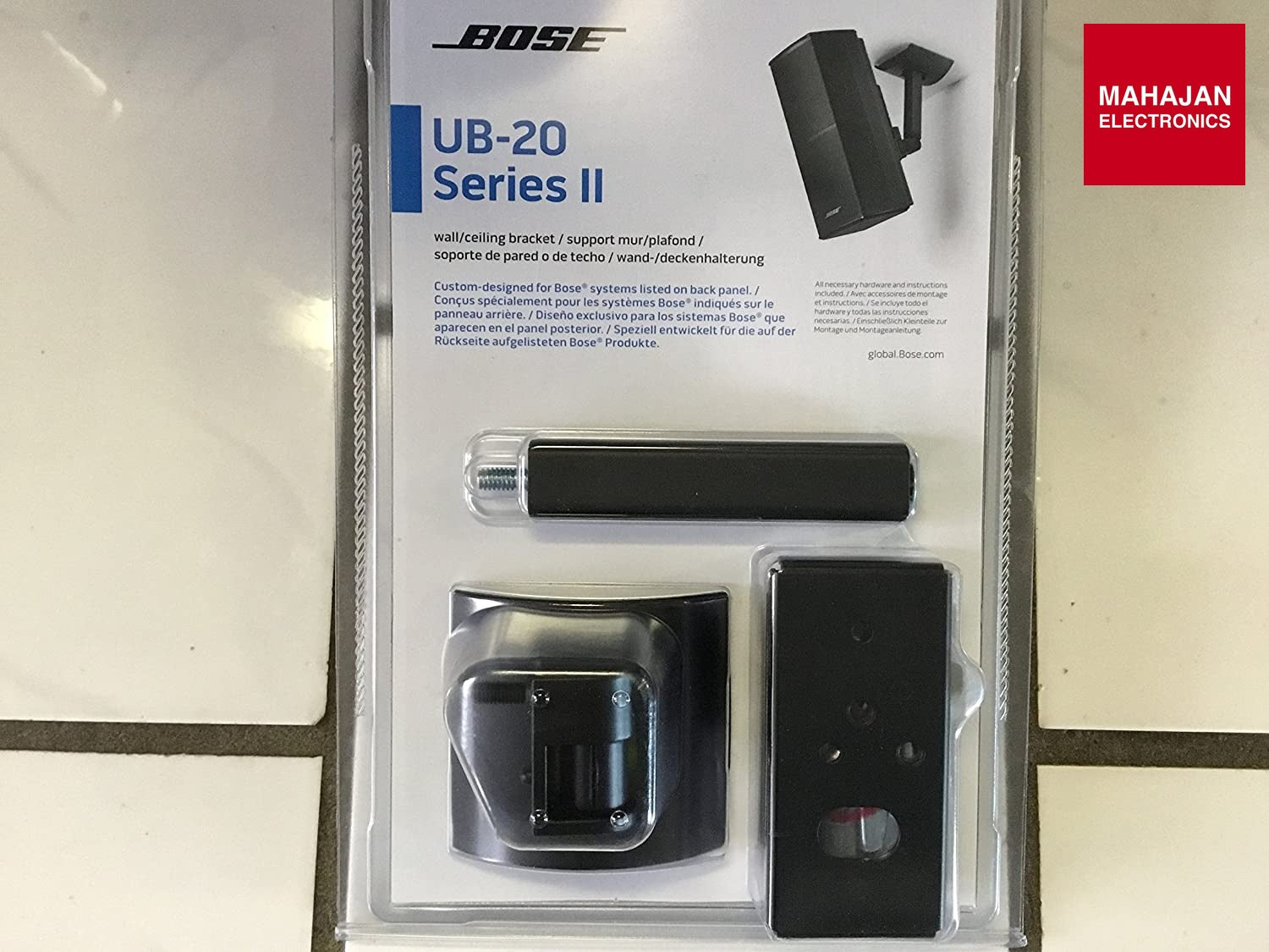 Bose UB-20 Series II Wall/Ceiling Bracket Black 722141-0010 - Mahajan Electronics Online