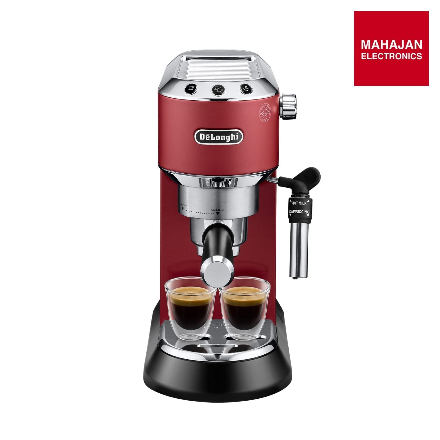 DeLonghi EC685.R 1350-Watt Espresso Coffee Machine (Red) – Mahajan Electronics Online.