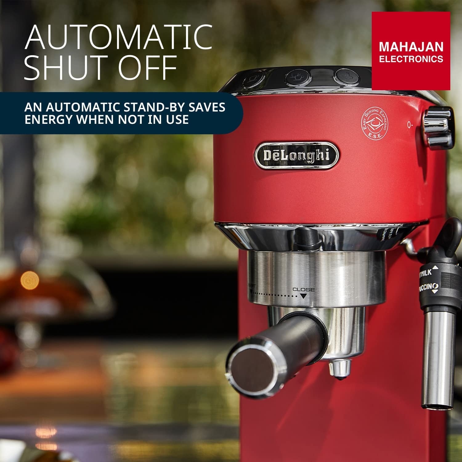 DeLonghi EC685.R 1350-Watt Espresso Coffee Machine (Red) – Mahajan Electronics Online.