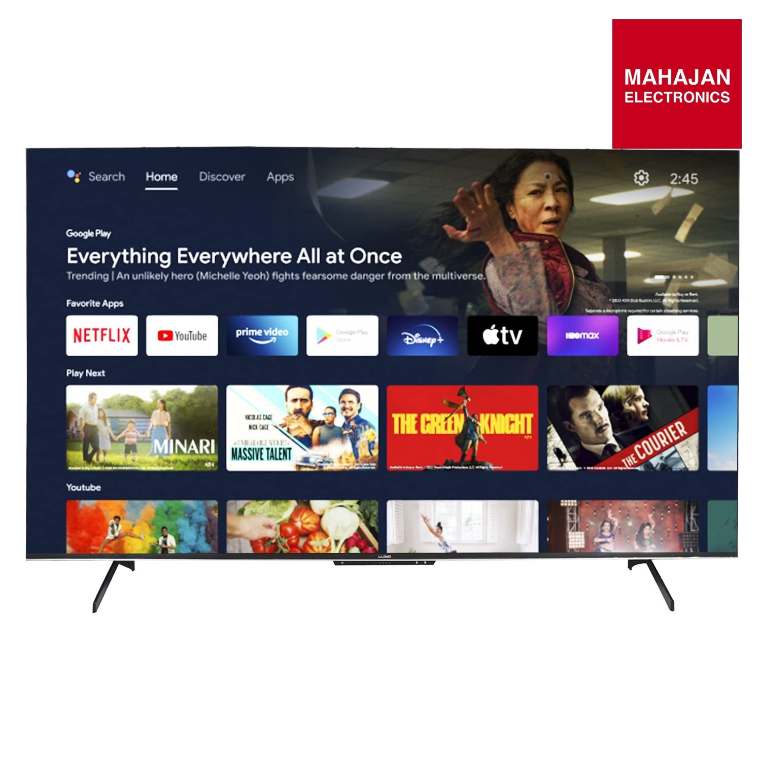 LLOYD 65 Inches 4K Ultra HD Smart Google QLED TV 65QX900D – Mahajan Electronics Online.