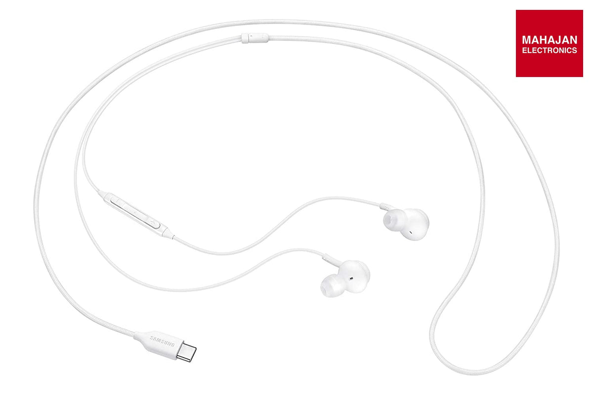 Samsung AKG-Tuned IC100 Type-C Wired in Ear Earphone with mic White - Mahajan Electronics Online