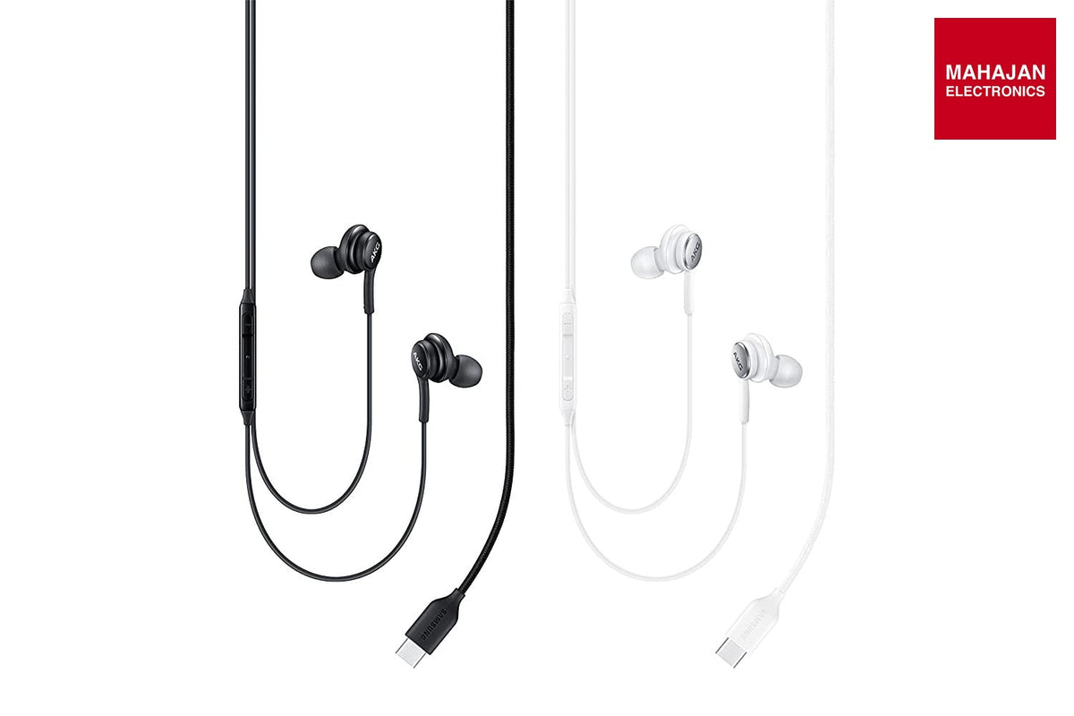 Samsung AKG-Tuned IC100 Type-C Wired in Ear Earphone with mic (Black) – Mahajan Electronics Online.
