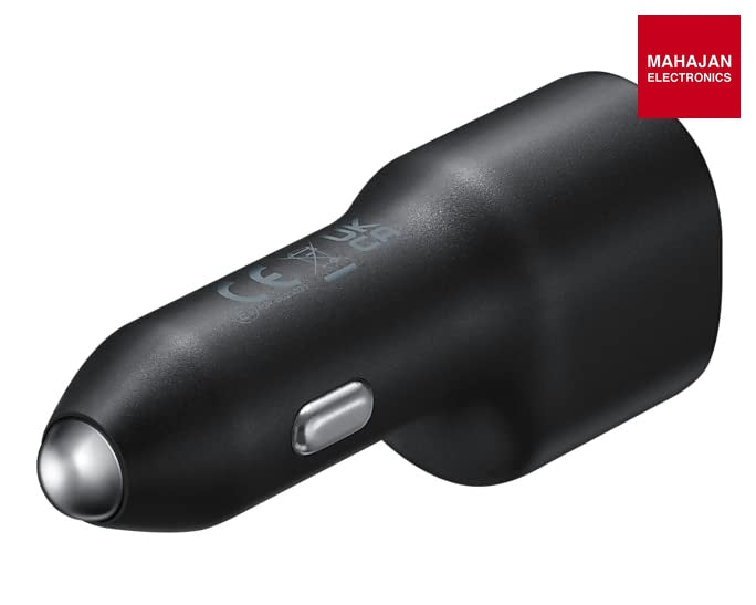 Samsung Original Car Charger Duo 40W(25W+15W, Black) – Mahajan Electronics Online.