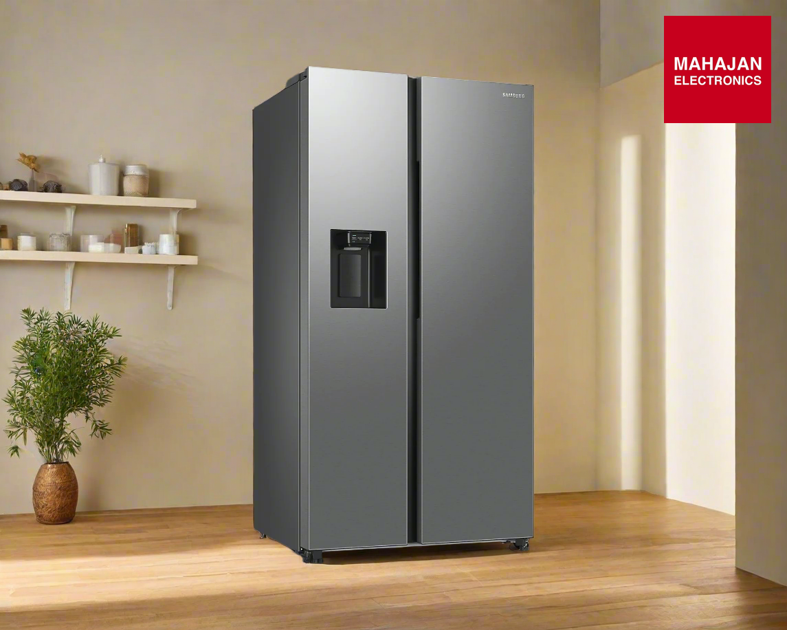 Samsung 633L Side by Side Refrigerator RS78CG8543SLHL Refrigerator – Mahajan Electronics Online.