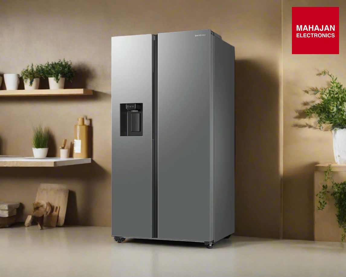 Samsung 633L Side by Side Refrigerator RS78CG8543SLHL Refrigerator – Mahajan Electronics Online.