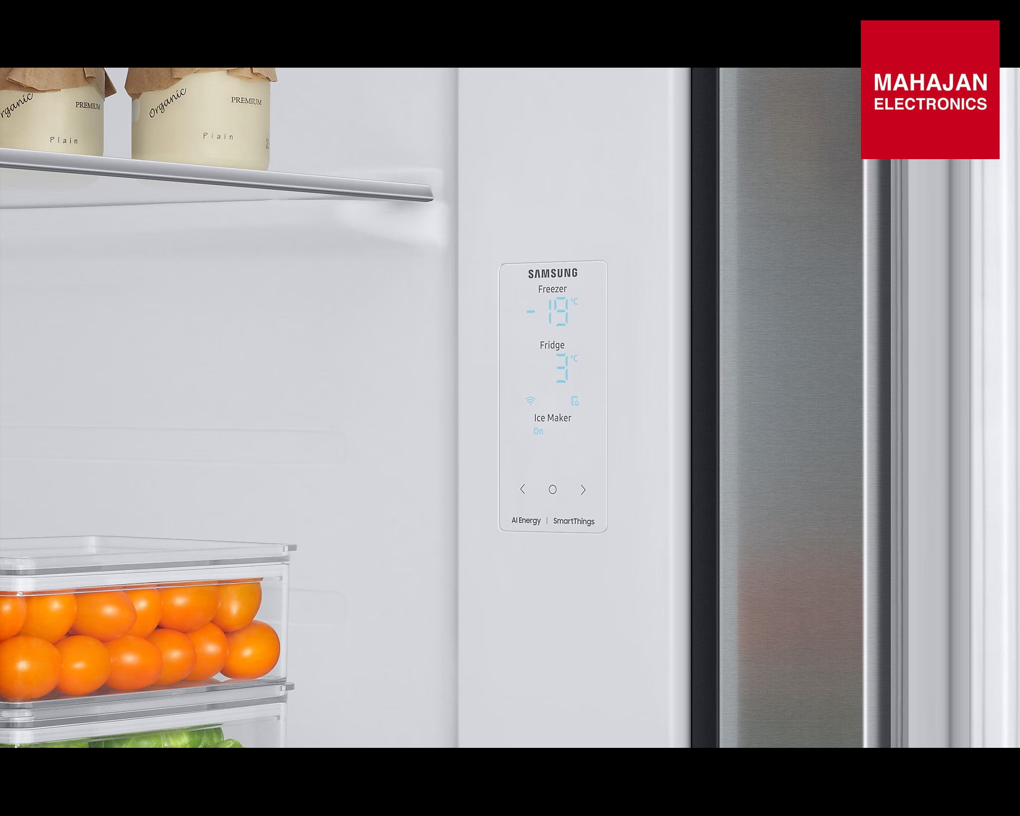 Samsung 633L Side by Side Refrigerator RS78CG8543SLHL Refrigerator – Mahajan Electronics Online.