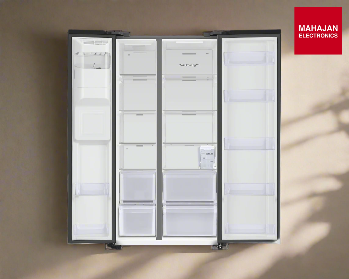 Samsung 633L Convertible 5in1 Side by Side Refrigerator RS78CG8543B1 – Mahajan Electronics Online.