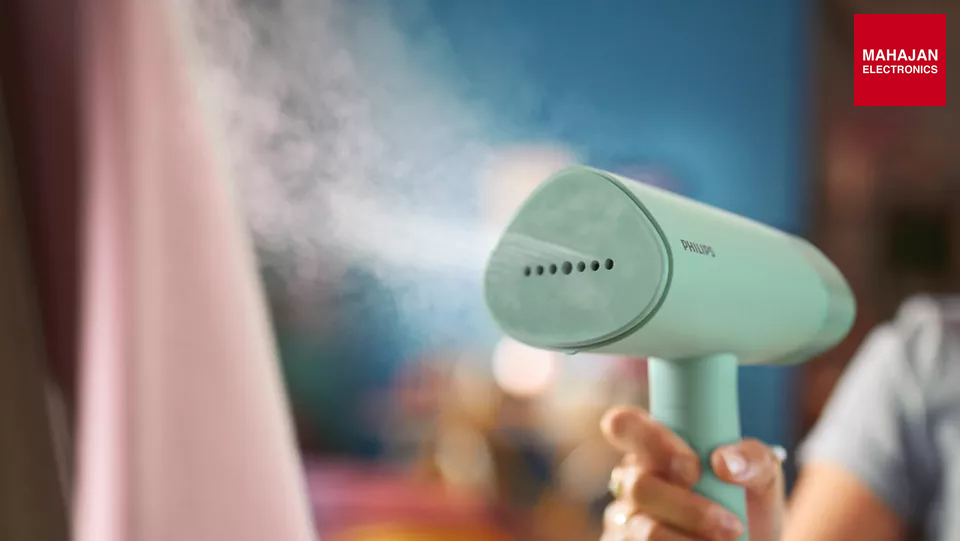 Philips STH3010/70 Handheld Garment Steamer 1000W | Foldable | 20g/min Continuous Steam | 100ml Detachable – Mahajan Electronics Online.