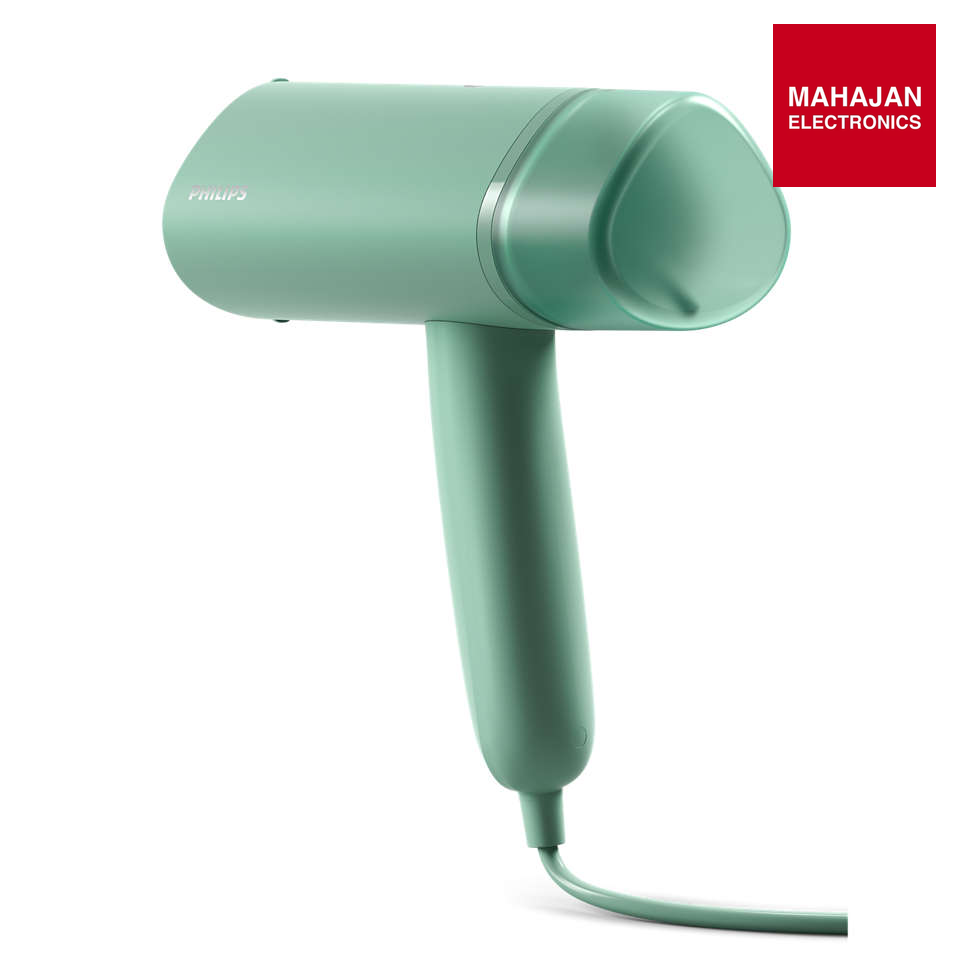 Philips STH3010/70 Handheld Garment Steamer 1000W | Foldable | 20g/min Continuous Steam | 100ml Detachable – Mahajan Electronics Online.