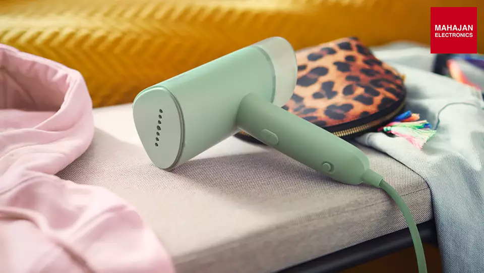 Philips STH3010/70 Handheld Garment Steamer 1000W | Foldable | 20g/min Continuous Steam | 100ml Detachable – Mahajan Electronics Online.