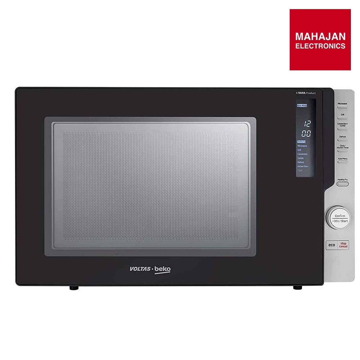 Voltas Beko MC28BD 28L Convection Microwave Oven (Black, Auto Cook, Active Defrost, 5 Power Levels, Digital Display) Voltas Beko