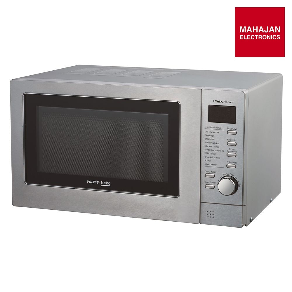 Voltas Beko MC20SD 20 L Convection Microwave Oven (Inox, 1450W, Auto Cook, Active Defrost, Digital Display) Voltas Beko