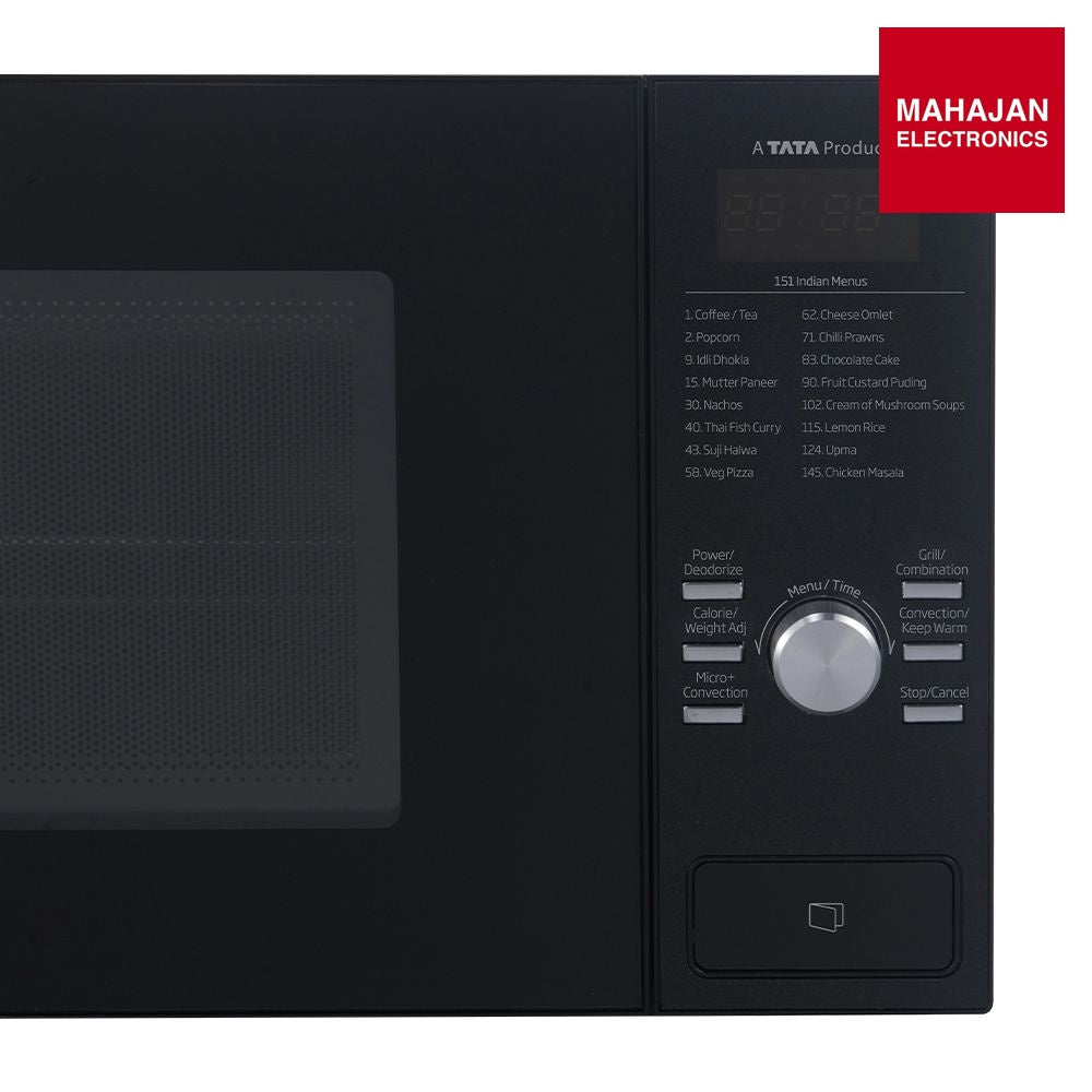 Voltas Beko MC25BD 25L Convection Microwave Oven (Black, AutoCook Menu, Active Defrost, 10 Power Levels, Grill Function) Voltas Beko
