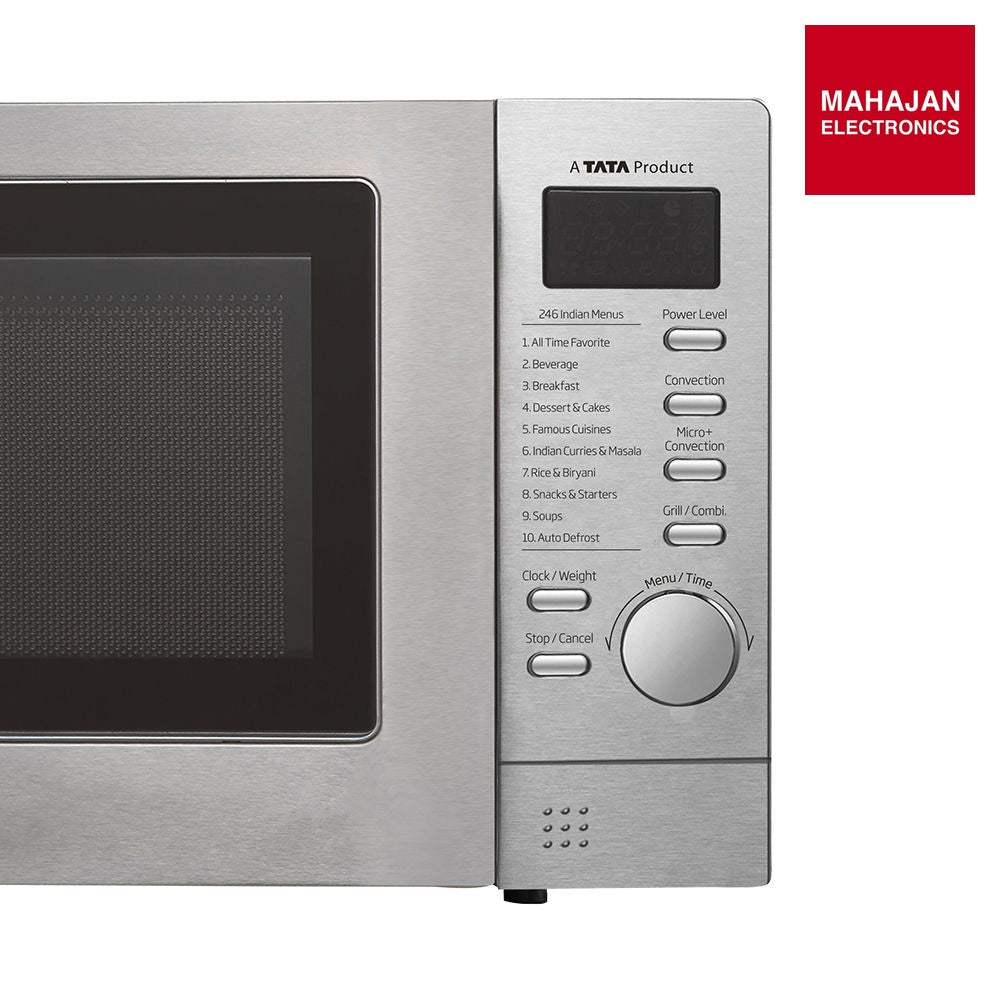 Voltas Beko MC20SD 20 L Convection Microwave Oven (Inox, 1450W, Auto Cook, Active Defrost, Digital Display) Voltas Beko