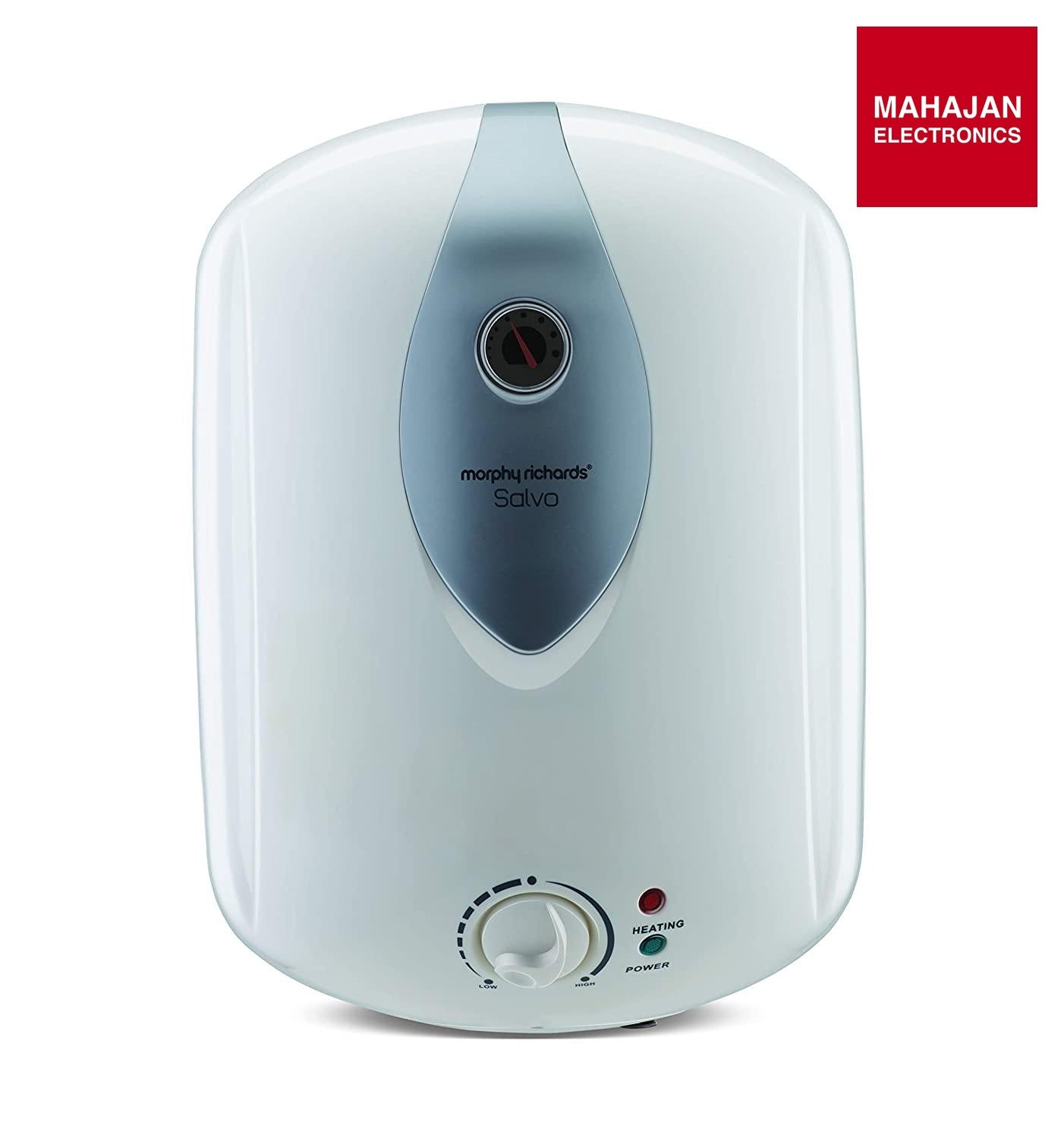 Morphy Richards Salvo Storage 25-Litre Vertical Water Heater, White, 5 Star Morphy Richards