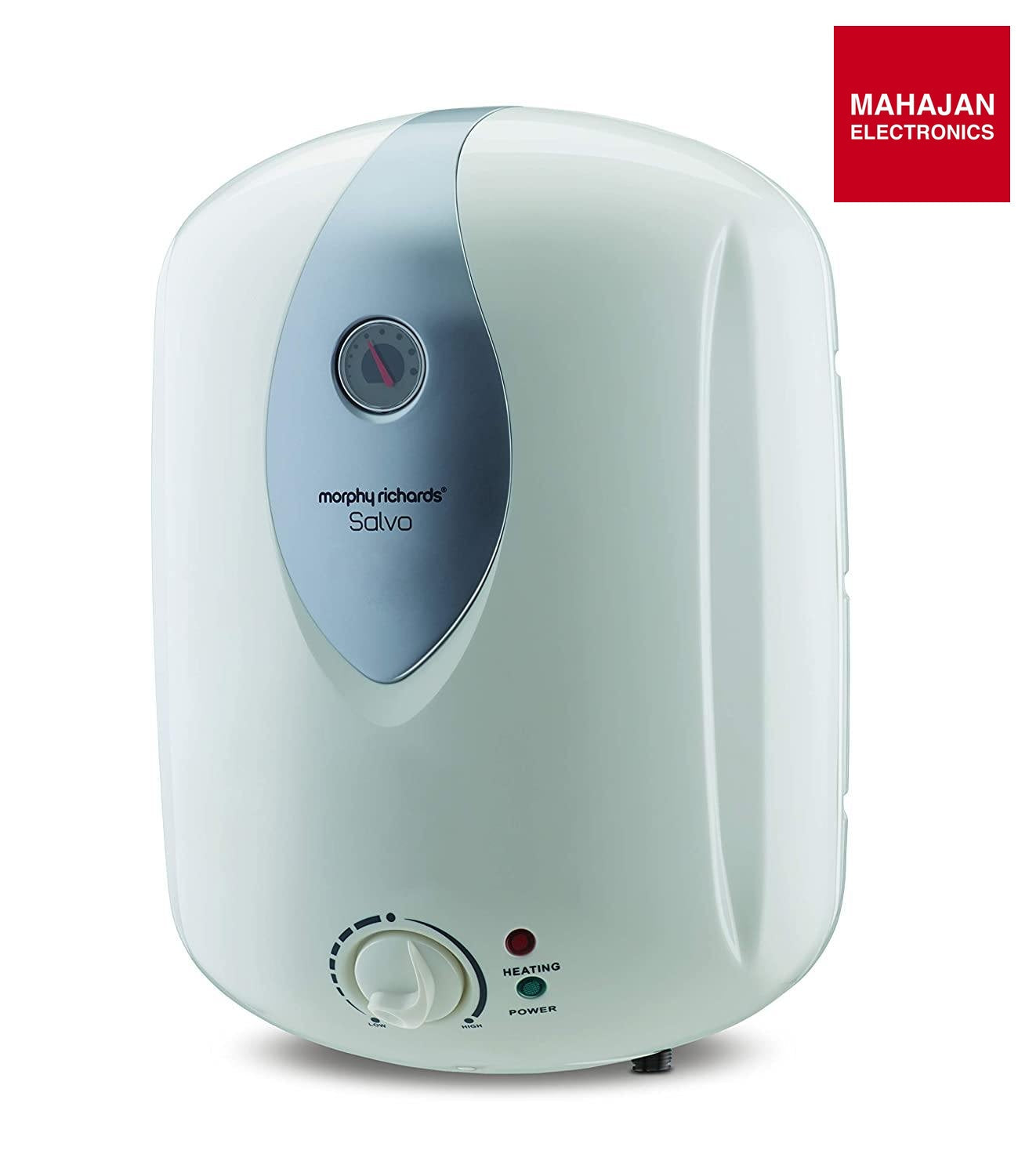 Morphy Richards Salvo Storage 25-Litre Vertical Water Heater, White, 5 Star Morphy Richards