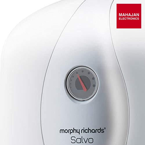 Morphy Richards Salvo Storage 25-Litre Vertical Water Heater, White, 5 Star Morphy Richards