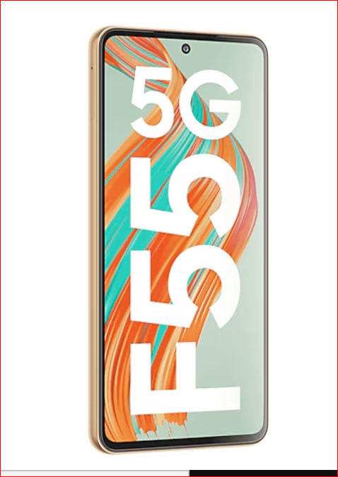 SAMSUNG Galaxy F55 5G (Apricot Crush, 128 GB) (8 GB RAM) Mahajan Electronics Online