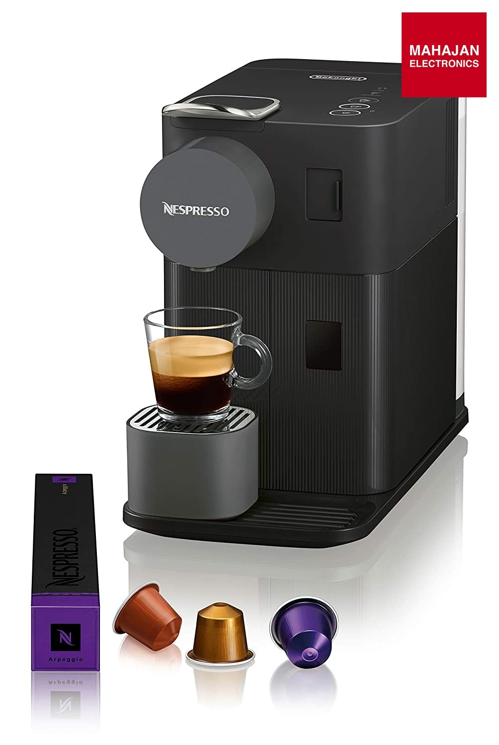 Nespresso Lattissima One EN510.B image 5 with Mahajan Electronics logo