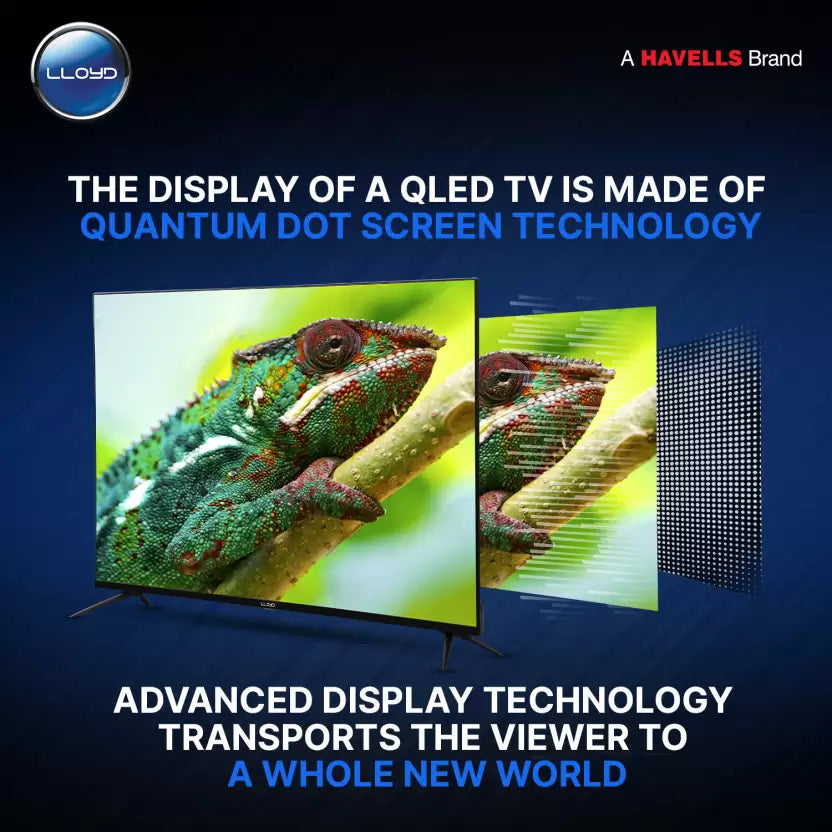 Lloyd 55QS850E 140 cm (55 inch) QLED Ultra HD (4K) Smart WebOS TV Mahajan Electronics Online