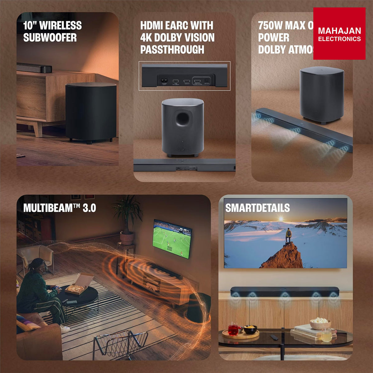 JBL Bar 500 MK2, Dolby Atmos® Soundbar with Wireless Subwoofer, 5.1 Channel, 3D Surround, Multibeam™, HDMI – Mahajan Electronics Online.