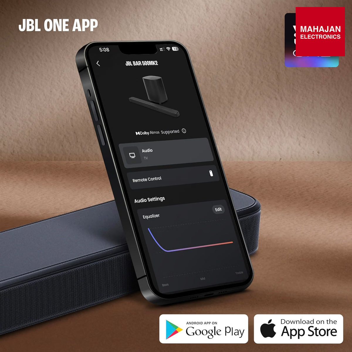 JBL Bar 500 MK2, Dolby Atmos® Soundbar with Wireless Subwoofer, 5.1 Channel, 3D Surround, Multibeam™, HDMI – Mahajan Electronics Online.