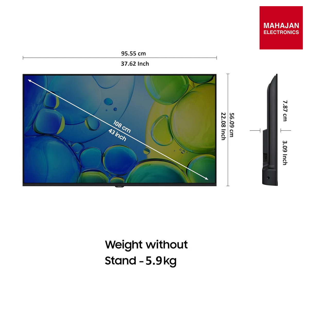 Samsung UA43F5600FUXXL 108 cm (43 inches) FHD Smart LED TV Samsung – Mahajan Electronics Online.