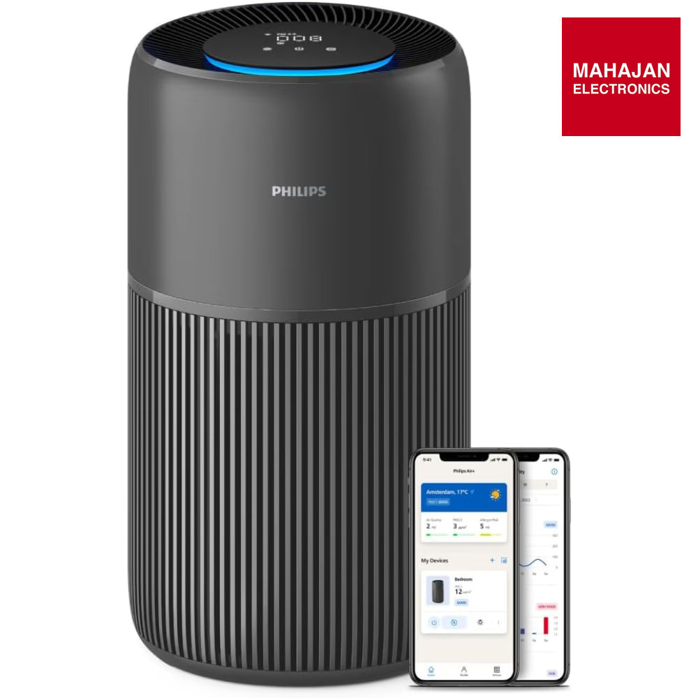 Philips AC2221/63 Smart Air Purifier for Large Rooms up to 50 m² with HEPA Filter, CADR, WiFi App Control & Silent Operation – Mahajan Electronics Online.