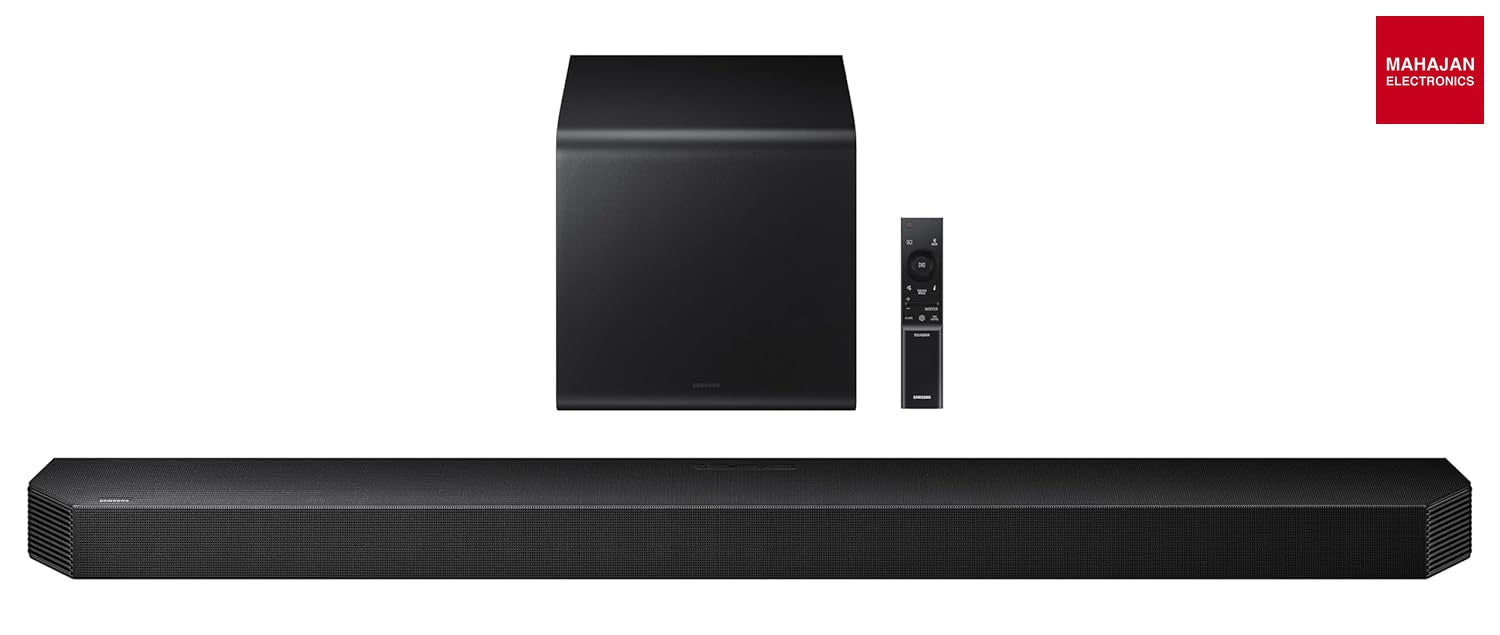 Samsung HW-Q800H/XL, Black 400 W True 5.1.2ch Soundbar with Wireless Dolby Atmos | Q-Symphony | Center, Up-Firing & Side-Firing Speakers | Alexa | Wi-Fi | HDMI eARC | Optical in | Bluetooth- Mahajan Electronics Online