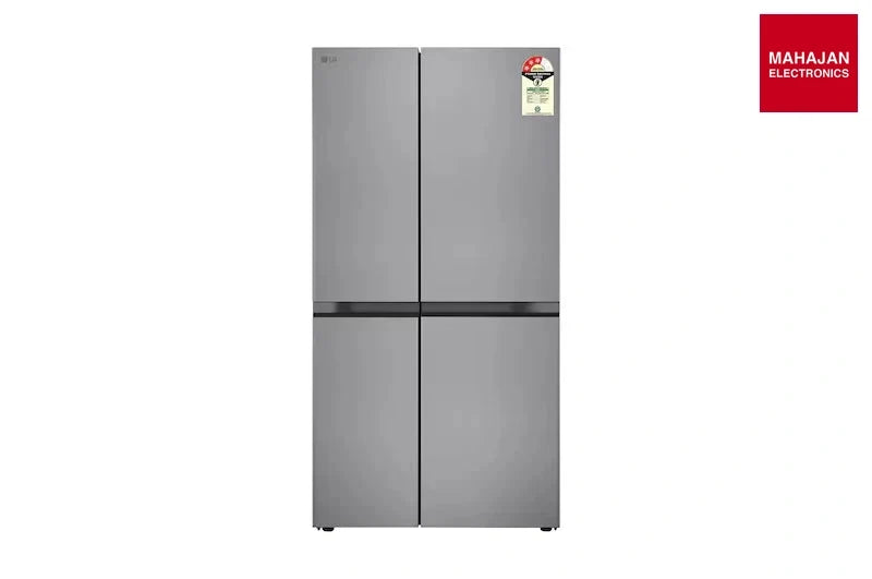 LG GL-B257JPZ3 650L Side-by-Side Refrigerator | Convertible | Smart Inverter Compressor | Multi-Air Flow | Shiny Steel | 3 Star-Online Mahajan Electronics
