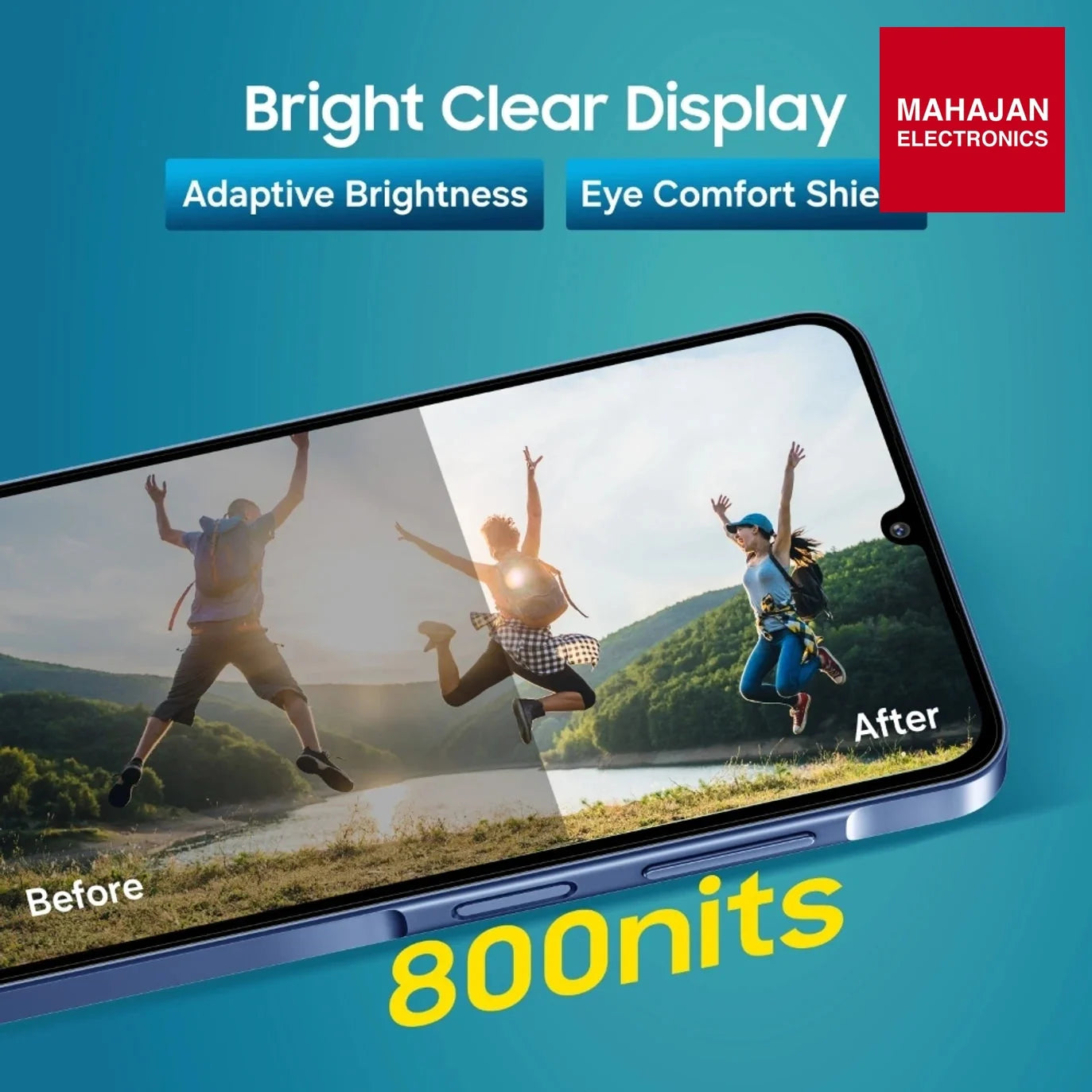 Samsung Galaxy F70e 5G (Spotlight Blue, 128 GB) (4 GB RAM) | 6000 mAh Battery | Dimensity 6300 | Octa Core – Mahajan Electronics Online.
