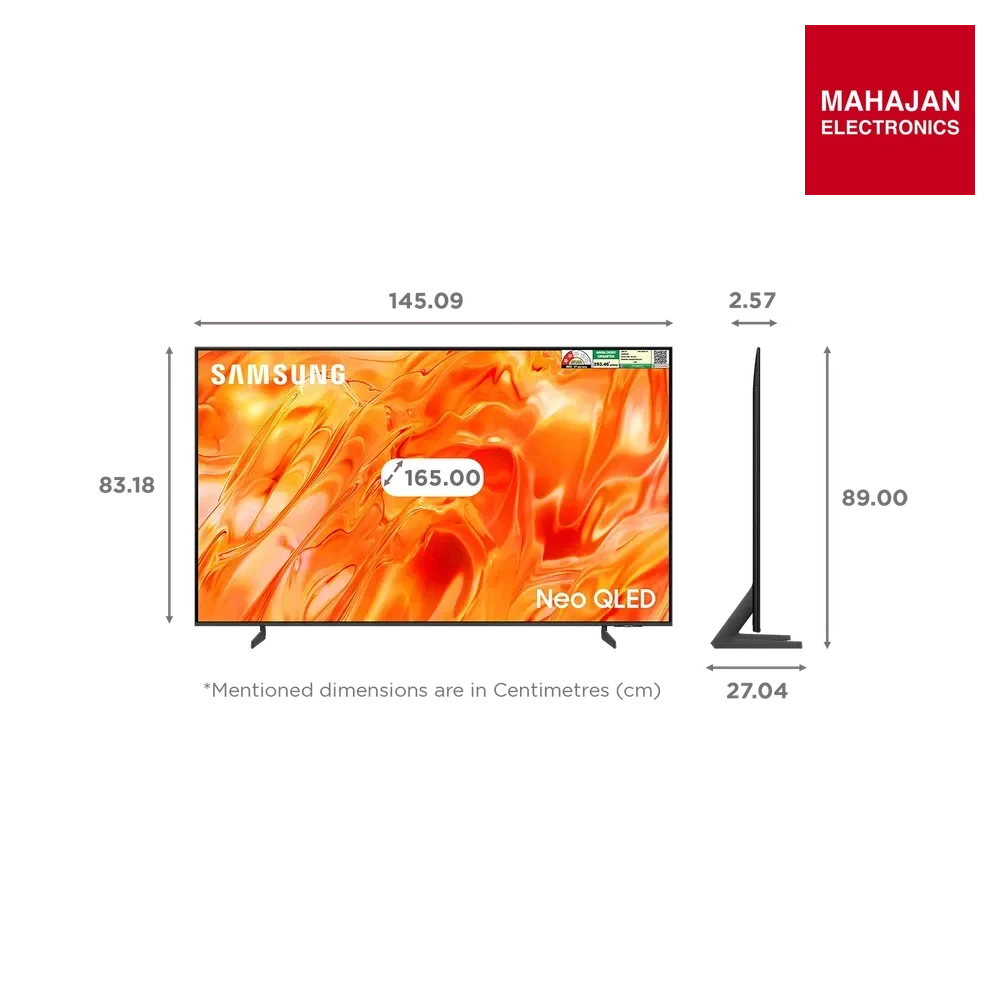 SAMSUNG QA65QN70HAULXL 65-inch Neo QLED TV – Mahajan Electronics Online