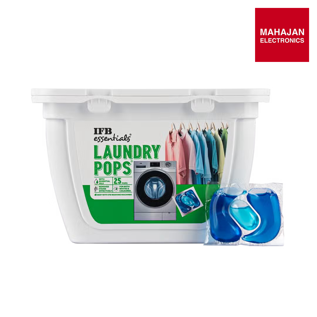 IFB essentials Laundry Pops - 25 Pops Fabric Care – Mahajan Electronics Online