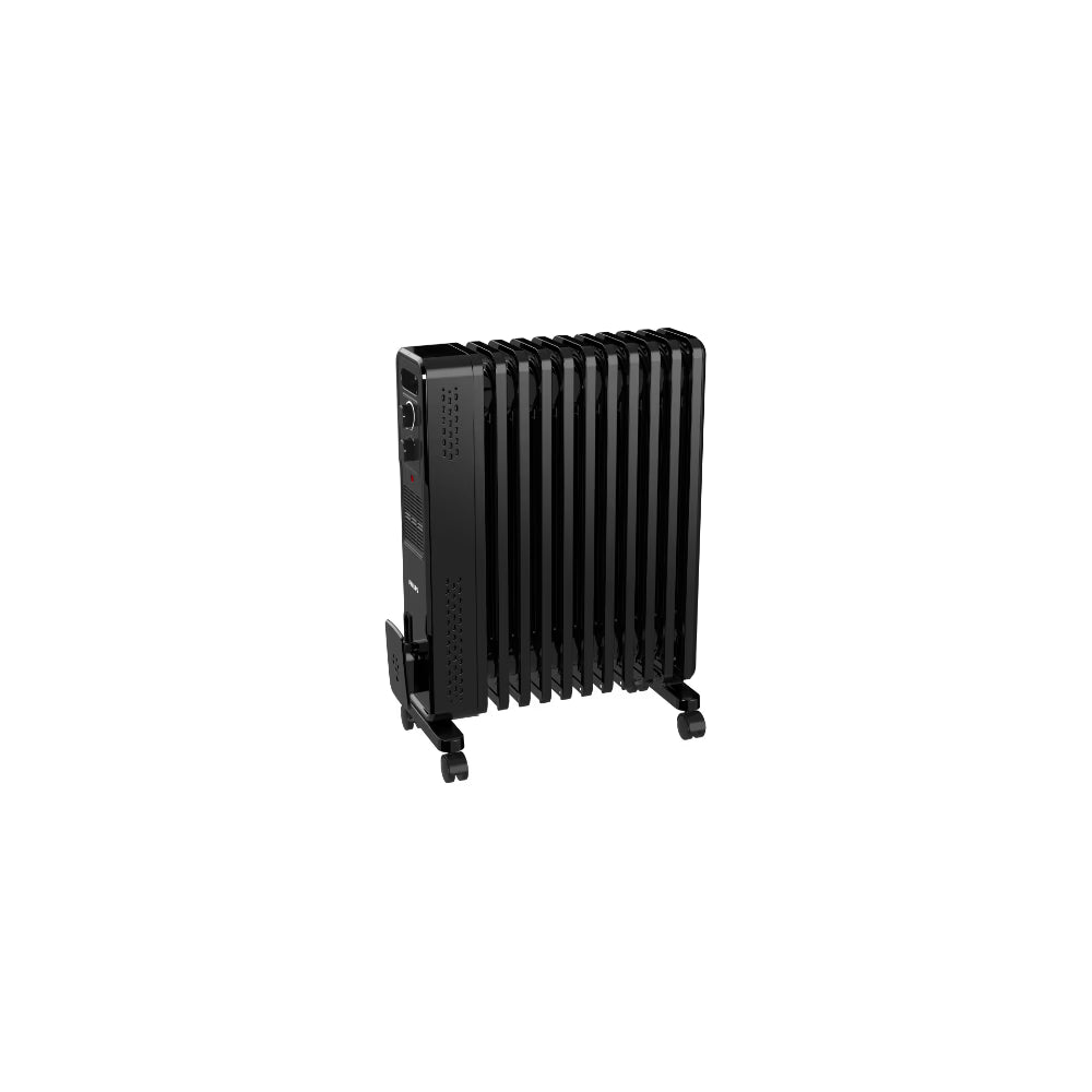 Philips CX3011/01 11Fin (Oil Filled Radiator)|Room Heater|2900W|3 Heat Settings & PTC Fan  Wheels| Comfortable Breathing|360° Heating (Black) Mahajan Electronics Online