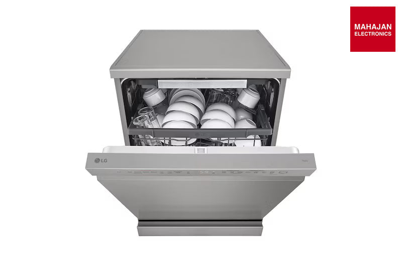 LG DFB435FM 15 Place | TrueSteam & QuadWash Free Standing Smart Dishwasher – Mahajan Electronics Online.