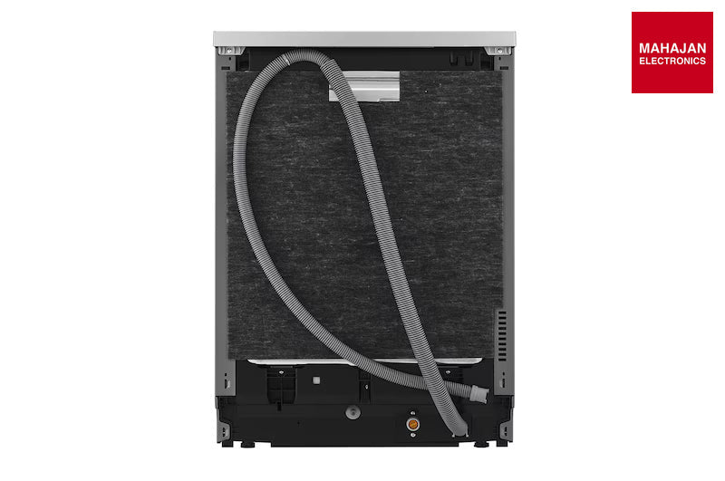 LG DFB435FV Dishwasher, TrueSteam™, 15 Place Setting, QuadWash™, ThinQ™ (Wi-Fi), Auto Open Door, Prime Silver – Mahajan Electronics Online.
