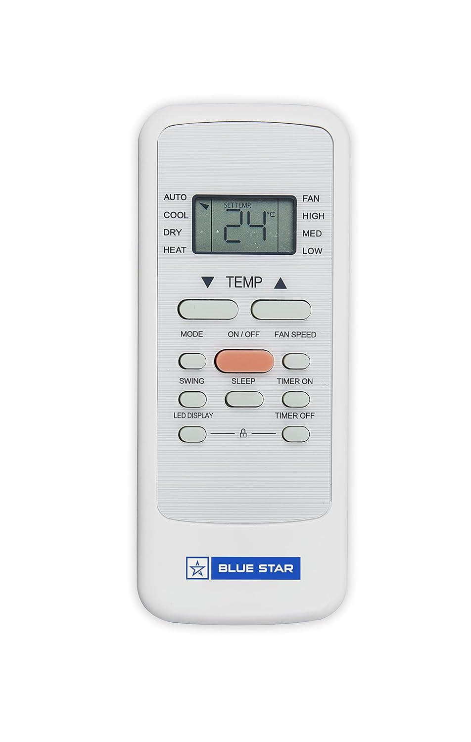 Blue Star PC12DB 1 Ton Fixed Speed Portable AC Modes-Auto/Cool/Fan/Dry, Auto Mode, Remote Control Operations, Gold Fins, White - Mahajan Electronics Online